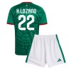 Mexico Hirving Lozano #22 Hjemmedraktsett Barn VM 2026 Kortermet (+ korte bukser)